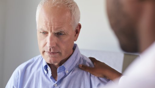 Foto von Patient in der Sprechstunde