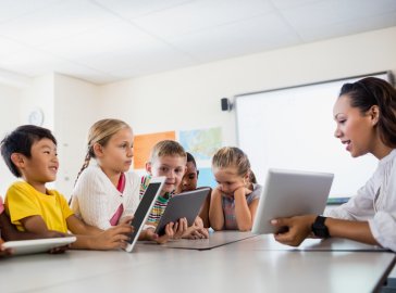 Foto von Unterricht in der Grundschule