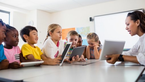 Foto von Unterricht in der Grundschule