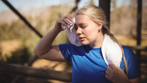 Foto von Frau nach dem Sport