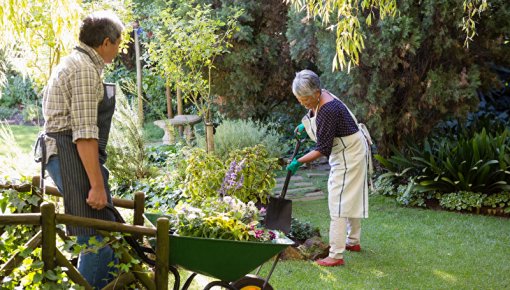 Foto von Gartenarbeit