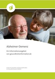 Abbildung: Broschüre Alzheimer Demenz