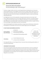 Abbildung: Entscheidungshilfe chronische Nierenkrankheit