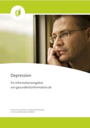 Abbildung: Broschüre Depression