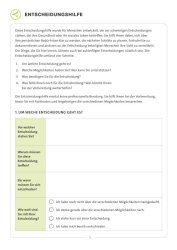 Entscheidungshilfe zum Ausfüllen