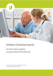 Abbildung: Broschüre Erhöhte Cholesterinwerte