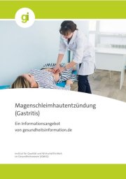 Abbildung: Broschüre Magenschleimhautentzündung