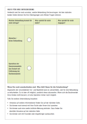 Abbildung: Entscheidungshilfe Vergrößerte Mandeln (Behandlung)