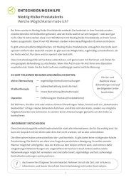 Abbildung: Entscheidungshilfe Niedrig-Risiko-Prostatakrebs (Behandlung)