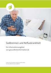 Vorschaubild der Broschüre Sodbrennen und Reluxkrankheit